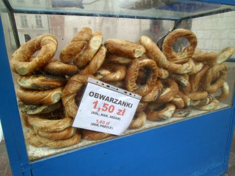 Krakow street vendor food
