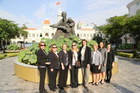 Lead Ladies in Ho Chi Minh Park