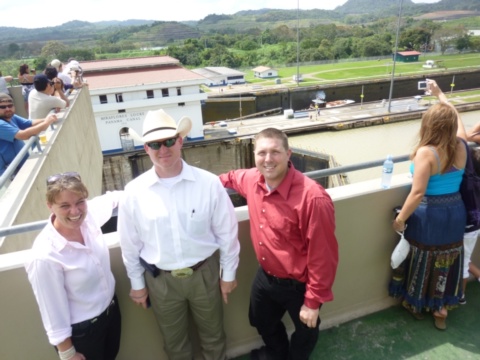 At the Panama Canal