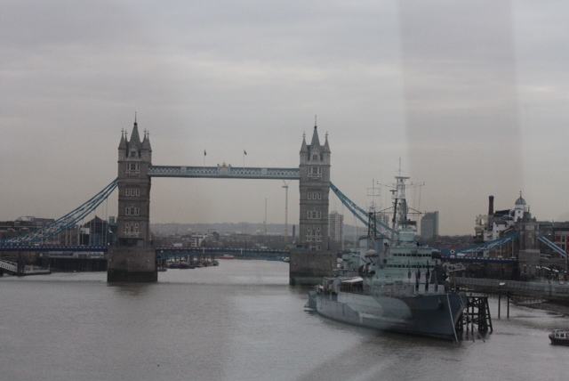 Photo of London Bridge taken during our driving tour 