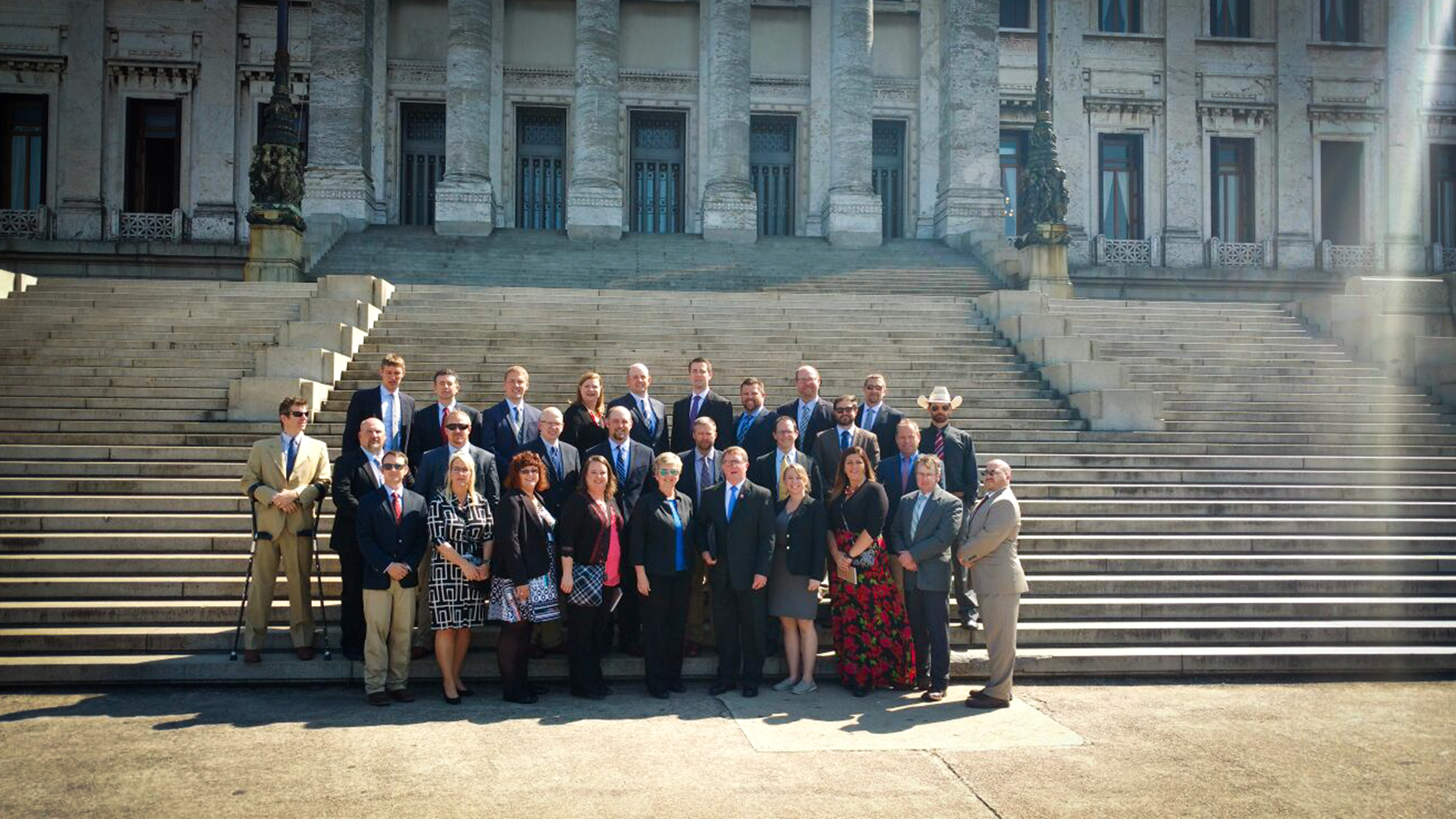 A group shot of Nebraska LEAD 36 fellows during their International Travel Study Seminar.