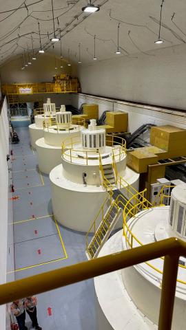 Generation: Inside Celsia Hydroelectric plant: Four generators create 0.5% of the power to Colombia’s national power grid. Over 70% of Columbia’s power is generated by hydroelectricity.