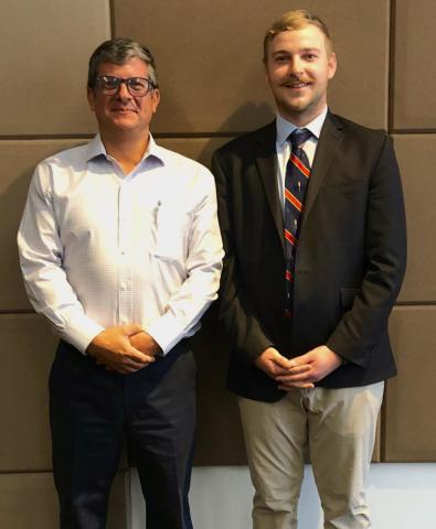Curtis Welsh with Miguel Galdos – Dir US Wheat Associates – South America.