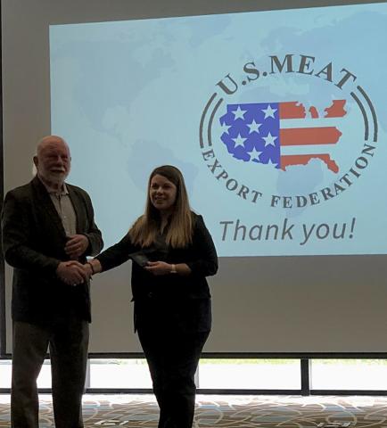 Stephanie Nelson thanks Don Mason of the US Meat Export Federation for his time presenting the great work USMEF is doing across the world and especially in Latin America. 