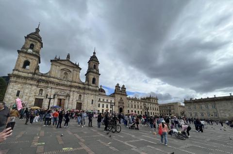 Historical city of Bogota.